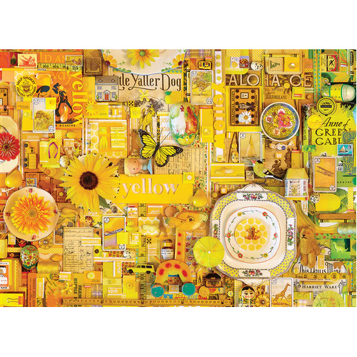 Cobble Hill - Rainbow Project Puzzle Yellow 1000pc
