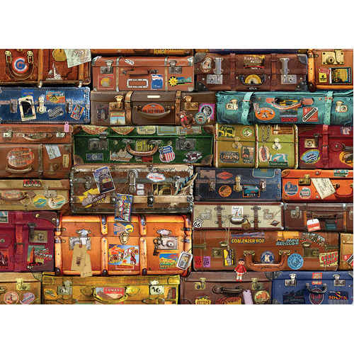 Cobble Hill - Luggage Puzzle 1000pc