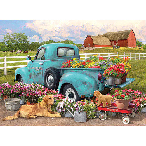 Cobble Hill - Flower Truck Puzzle 1000pc