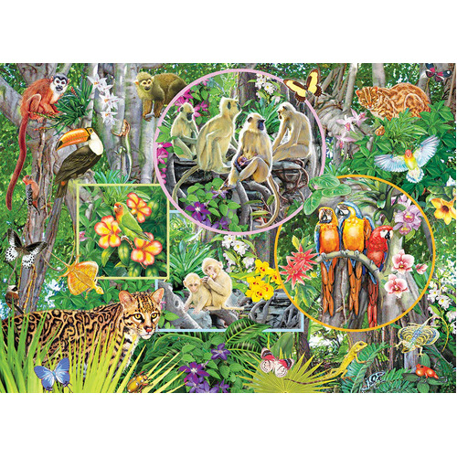 Cobble Hill - Rainforest Magic Family Puzzle 350pc