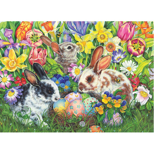 Cobble Hill - Easter Bunnies Family Puzzle 350pc