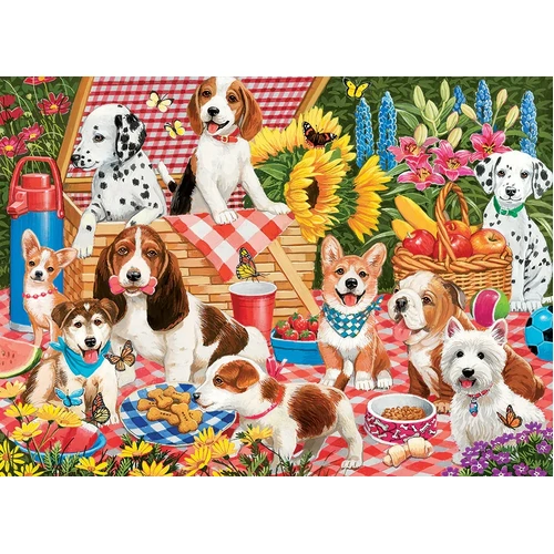 Cobble Hill - Picnic Party Family Puzzle 350pc