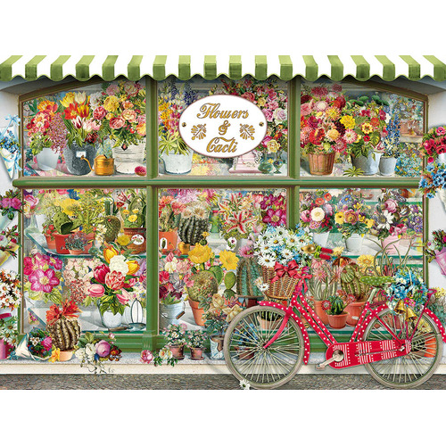 Cobble Hill - Flowers & Cacti Shop Large Piece Puzzle 275pc
