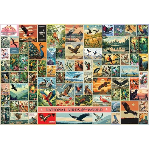 Cobble Hill - National Birds Of World Puzzle 2000pc
