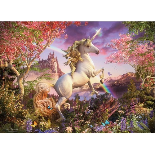 Cobble Hill - Realm of the Unicorn Family Puzzle 350pc