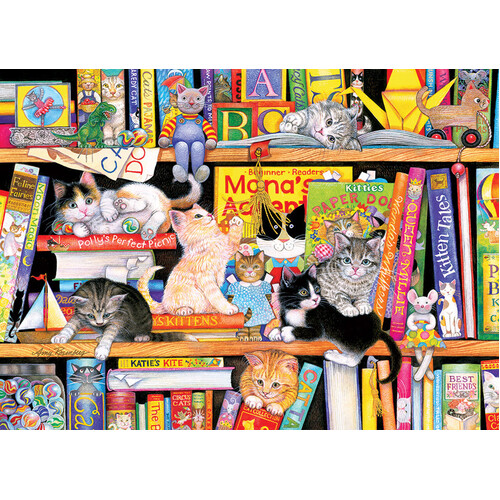 Cobble Hill - Storytime Kittens Family Puzzle 350pc