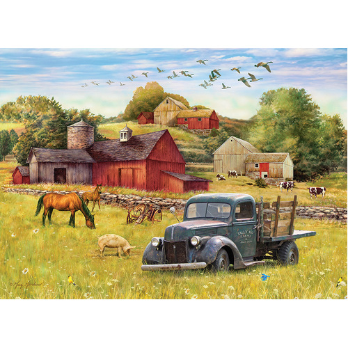 Cobble Hill - Summer Afternoon at the Farm Puzzle 1000pc