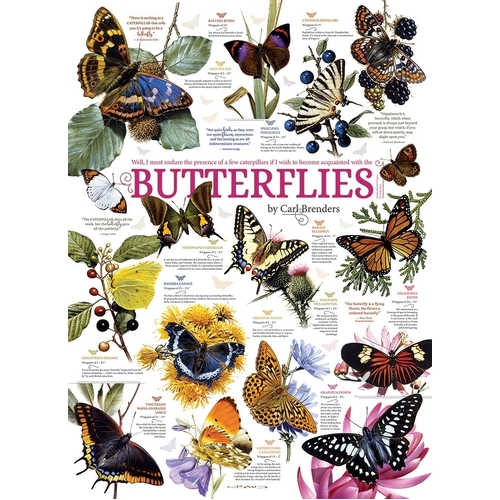 Cobble Hill - Butterfly Collection Puzzle 1000pc