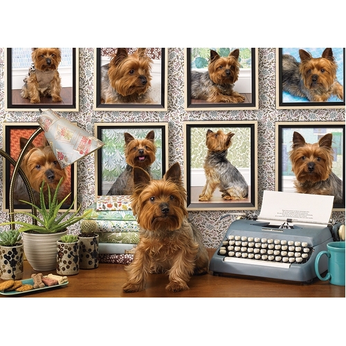 Cobble Hill - Yorkies Are My Type Puzzle 1000pc