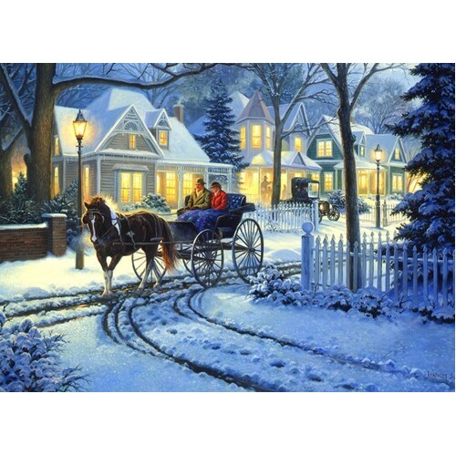 Cobble Hill - Horse Drawn Buggy Puzzle 1000pc