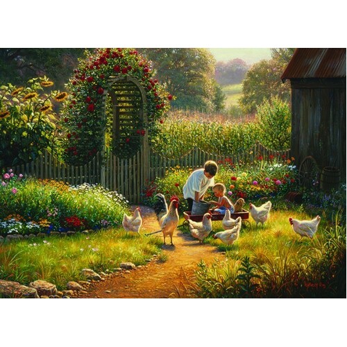 Cobble Hill - Feeding Time Puzzle 1000pc