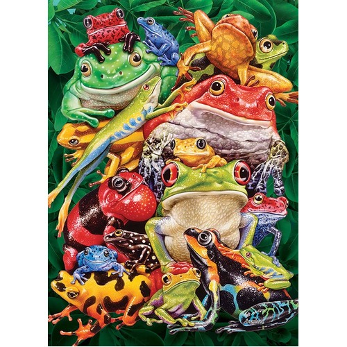 Cobble Hill - Frog Business Puzzle 1000pc