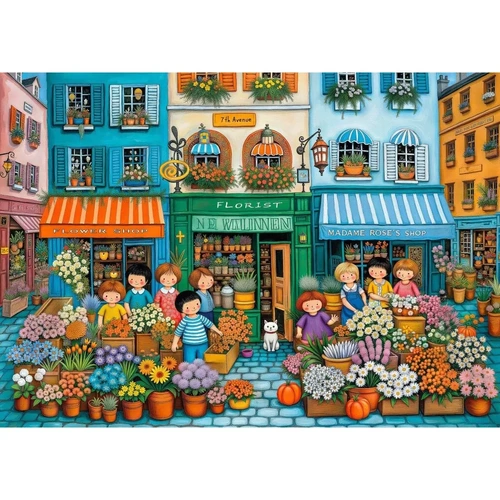 Delfy - Avenue Of Blossoms Puzzle 1000pc