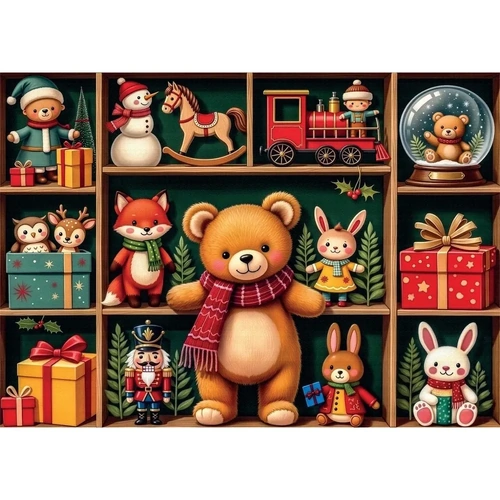 Delfy - Festive Toy Display Puzzle 1000pc