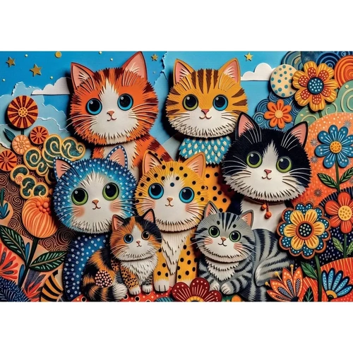 Delfy - Paper Art Collage Puzzle 1000pc