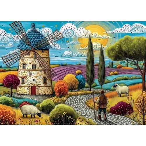 Delfy - Quiet Shephard Walk Puzzle 1000pc