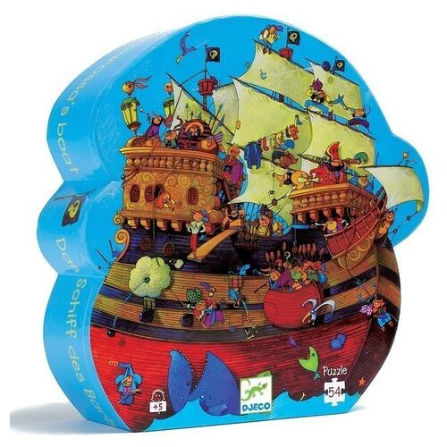 Djeco - Barbarossa Boat Puzzle 54 pieces