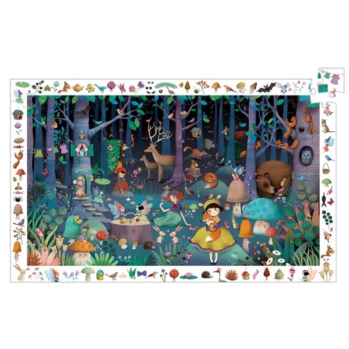Djeco - Enchanted Forest Observation Puzzle 100pc