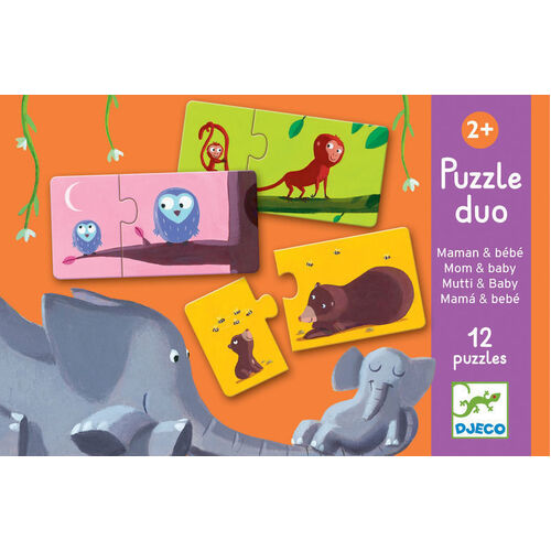 Djeco - Mum & Baby Duo Puzzles