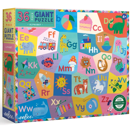 eeBoo - Alphabet Giant Puzzle 36pc