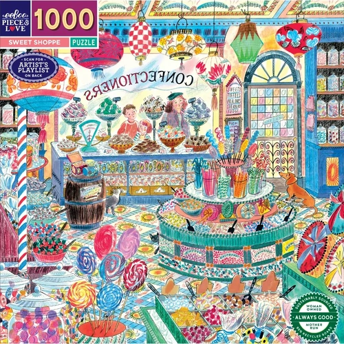 eeBoo - Sweet Shoppe Puzzle 1000pc