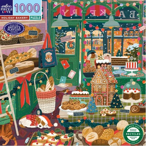 eeBoo - Holiday Bakery Puzzle 1000pc