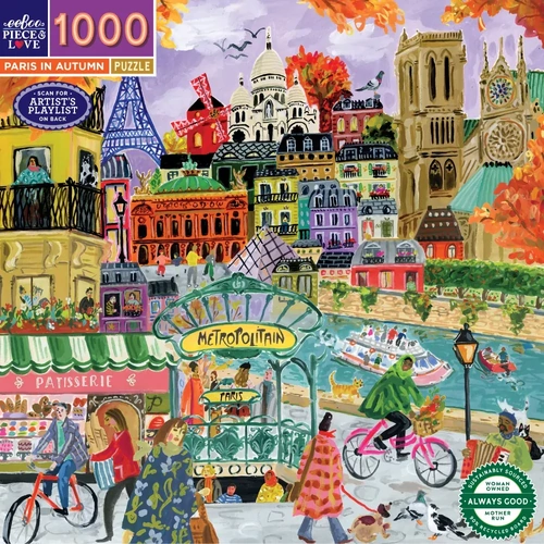 eeBoo - Paris in Autumn Puzzle 1000pc
