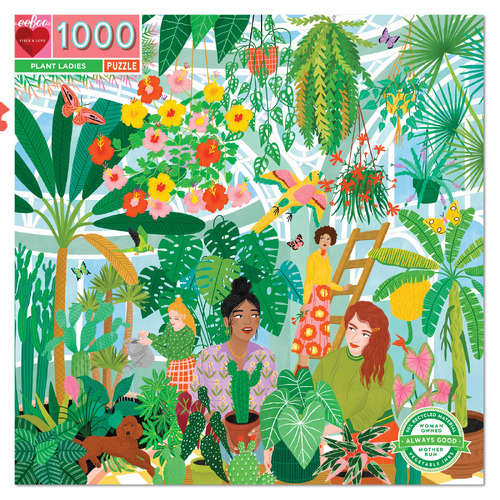 eeBoo - Plant Ladies Puzzle 1000pc