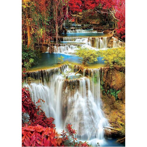 Educa - Waterfall in Deep Forest Puzzle 1000pc