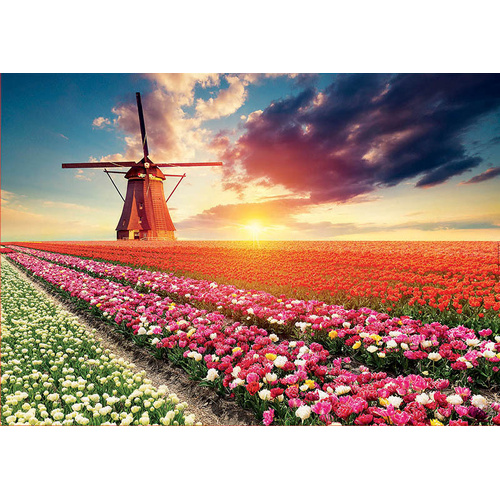 Educa - Tulips Landscape Puzzle 1500pc (DAMAGED BOX)