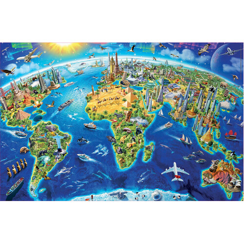 Educa - World Symbols Miniature Puzzle 1000pc