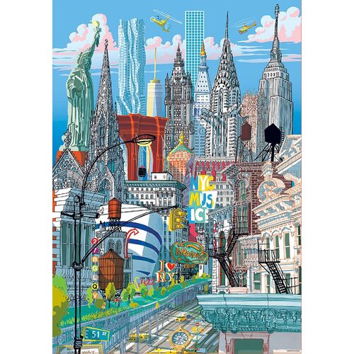 Educa - New York, Carlo Stanga Puzzle 1000pc