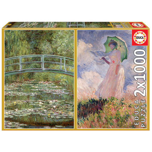 Educa - Claude Monet Puzzle 2 x 1000pc