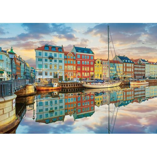 Educa - Sunset at Copenhagen Harbour Puzzle 2000pc