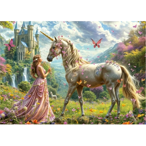 Educa - Fairies Unicorns & Butterflies Puzzle 500pc