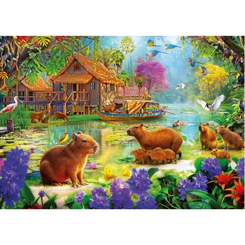 Educa - Capybara Village Puzzle 500pc