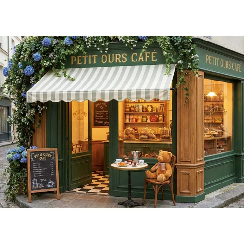 Educa - Little Bear Cafe Puzzle 1000pc