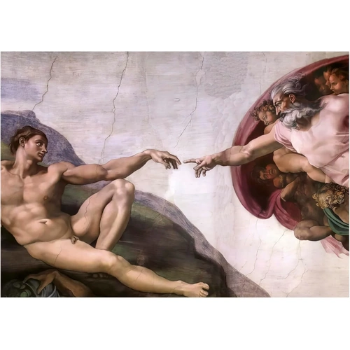 Edcua - Creation Of Adam Michaelangelo Puzzle 1000pc