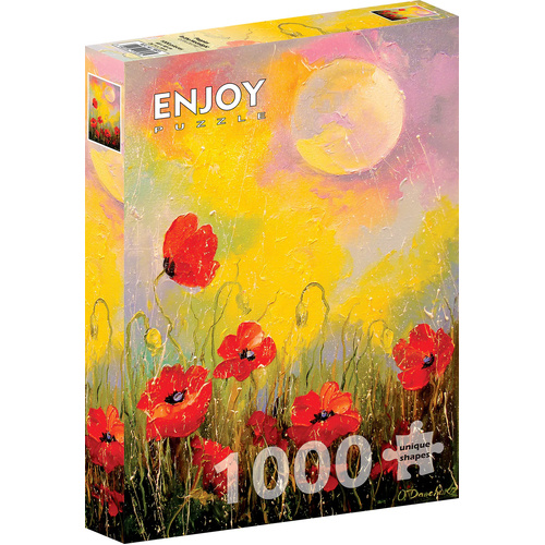 Enjoy - Poppies in the Moonlight Puzzle 1000pc