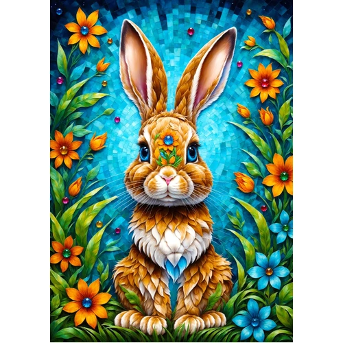 Enjoy - Garden Bunny Puzzle 1000pc