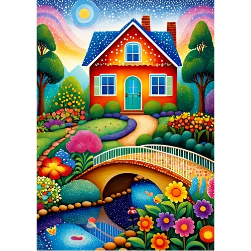 Enjoy - House of Colours Puzzle 1000pc