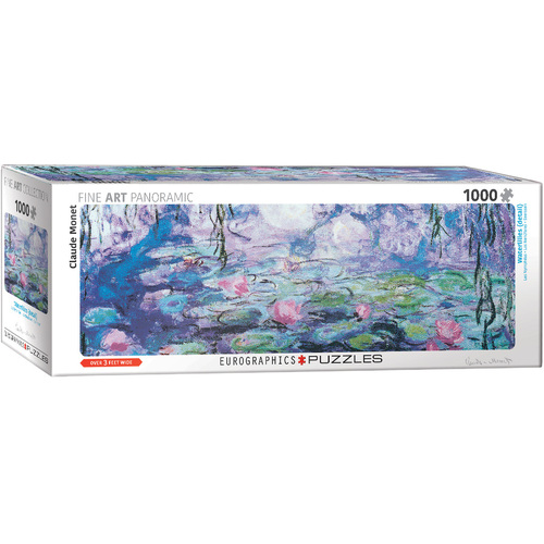 Eurographics - Monet, Waterlillies Panorama Puzzle 1000pc