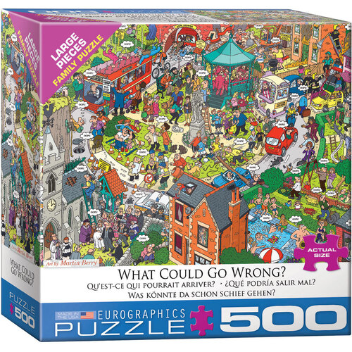 Eurographics - What Could Go Wrong Large Piece Puzzle 500pc