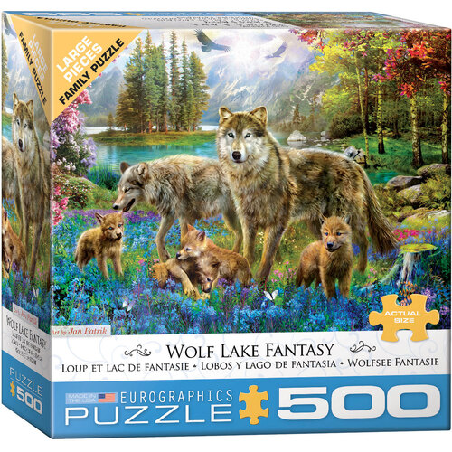 Eurographics - Wolf Lake Fantasy Large Piece Puzzle 500pc