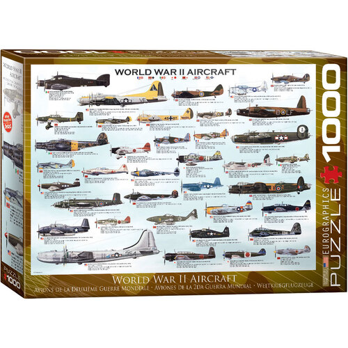 Eurographics - World War II Aircraft Puzzle 1000pc