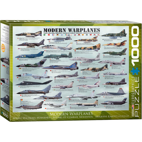 Eurographics - Modern Warplanes Puzzle 1000pc