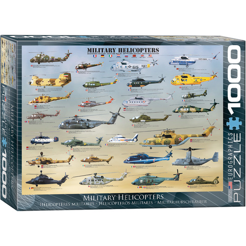 Eurographics - Military Helicopters Puzzle 1000pc