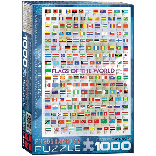 Eurographics - Flags of the World Puzzle 1000pce