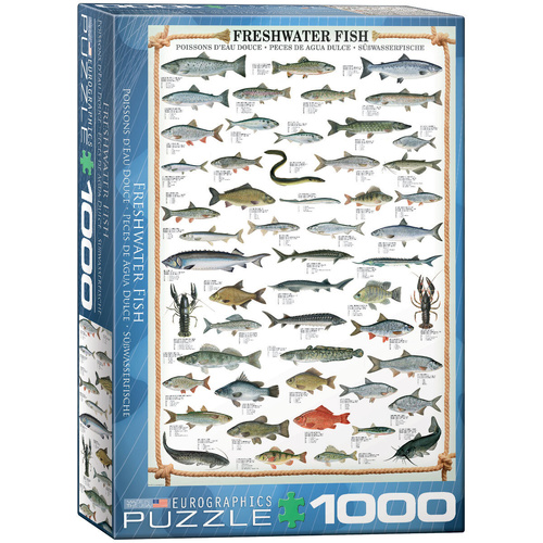 Eurographics - Freshwater Fish Puzzle 1000pc