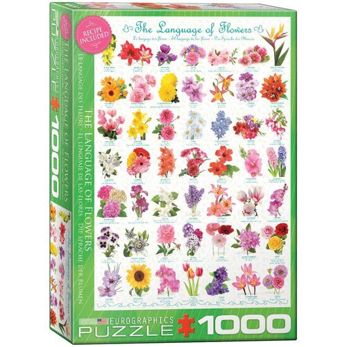 Eurographics - Language of Flowers Puzzle 1000pce